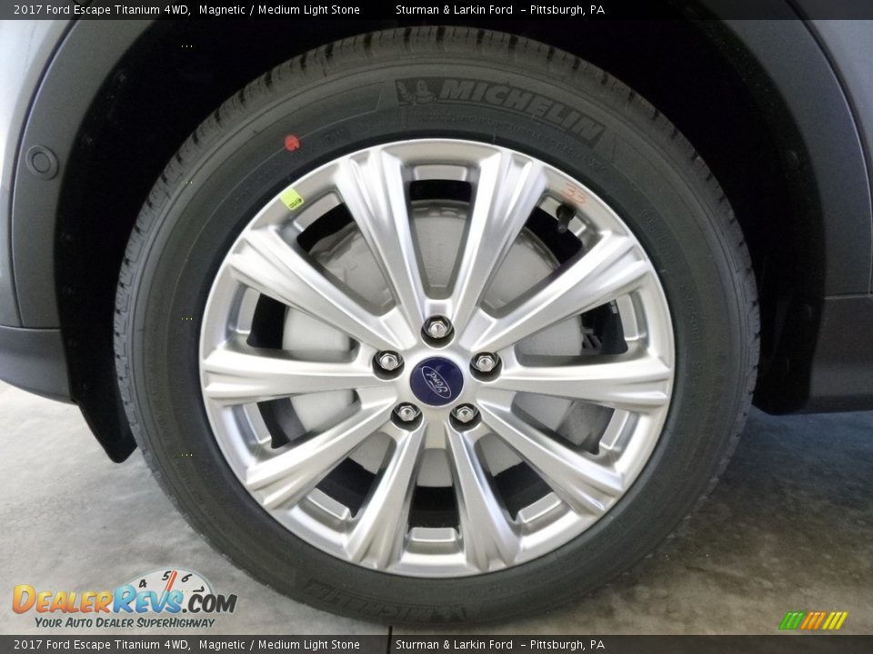 2017 Ford Escape Titanium 4WD Magnetic / Medium Light Stone Photo #6