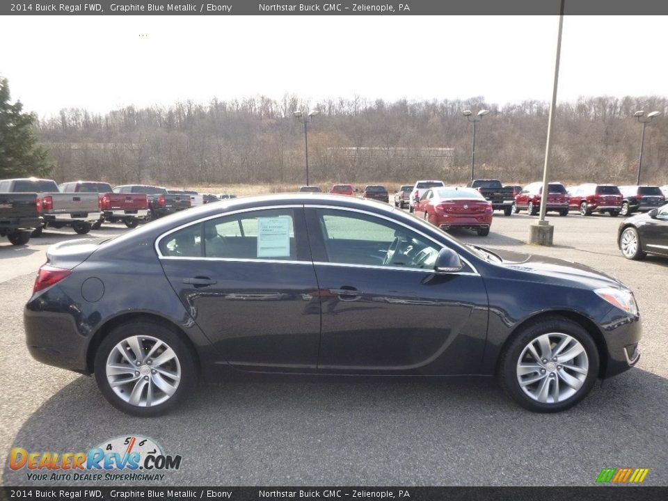 2014 Buick Regal FWD Graphite Blue Metallic / Ebony Photo #5