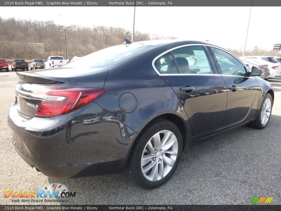 2014 Buick Regal FWD Graphite Blue Metallic / Ebony Photo #8