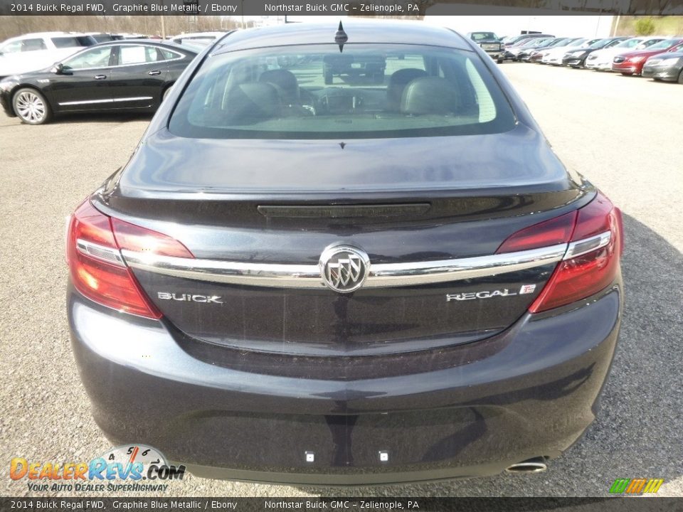 2014 Buick Regal FWD Graphite Blue Metallic / Ebony Photo #9