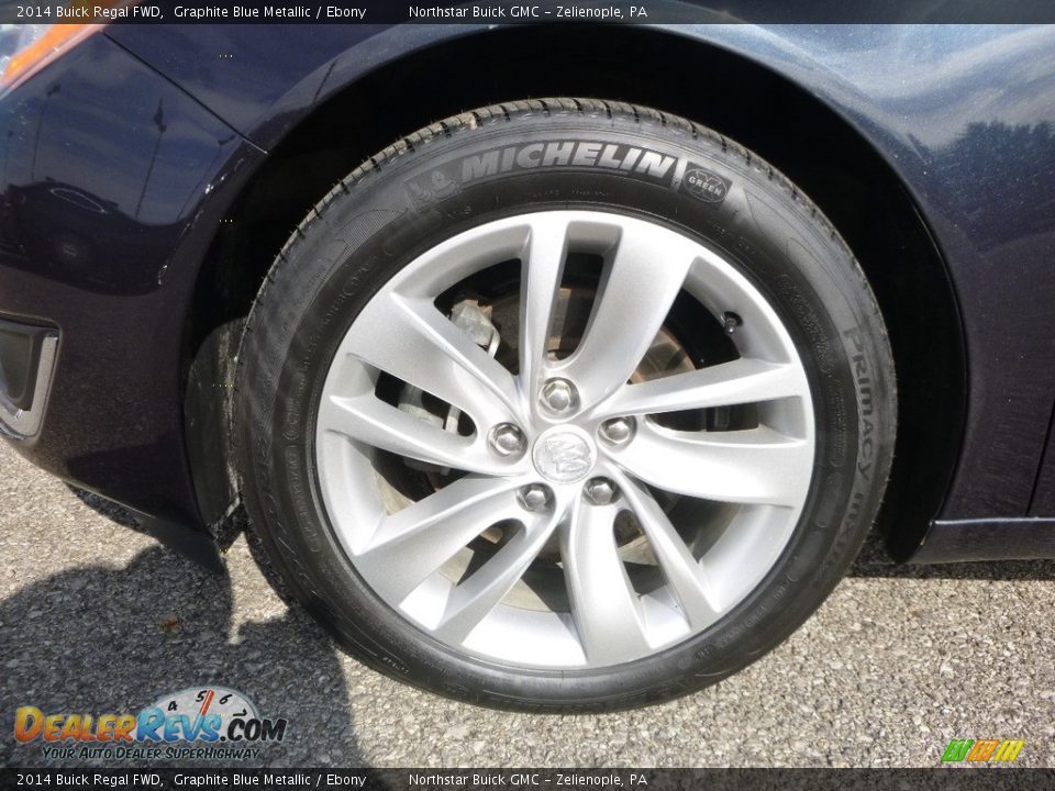 2014 Buick Regal FWD Graphite Blue Metallic / Ebony Photo #12