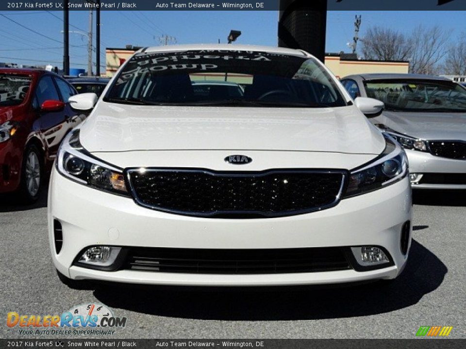2017 Kia Forte5 LX Snow White Pearl / Black Photo #2