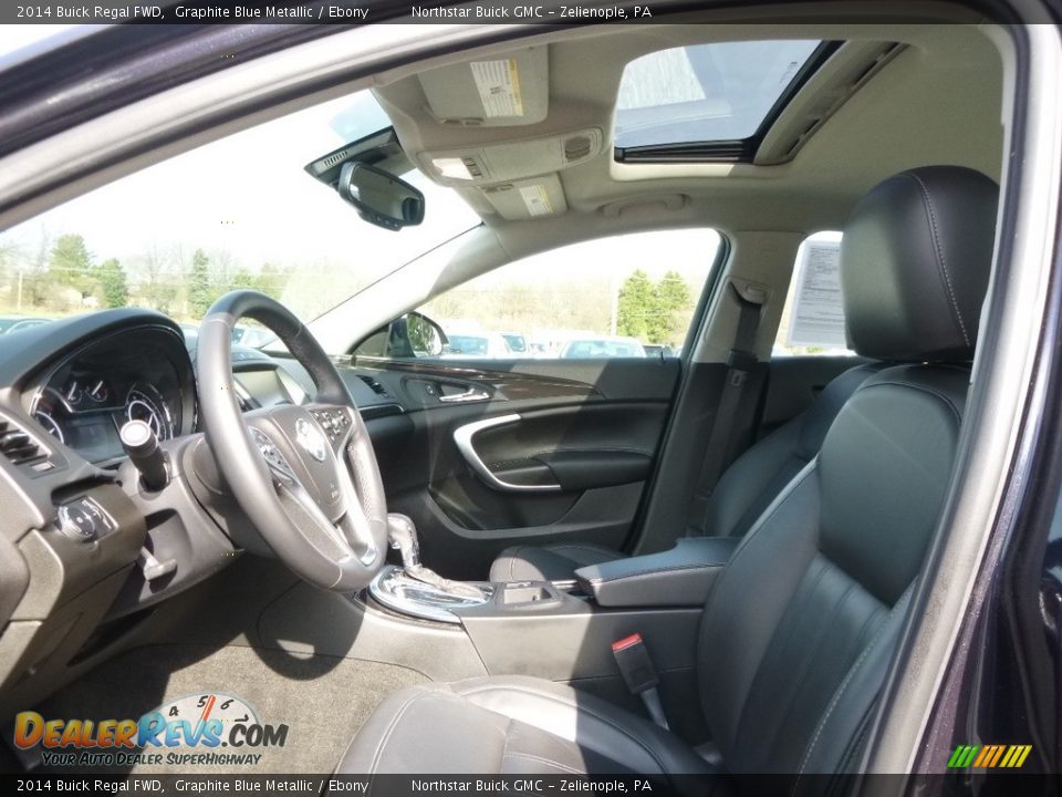 2014 Buick Regal FWD Graphite Blue Metallic / Ebony Photo #13
