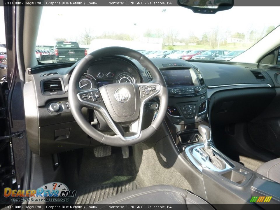 2014 Buick Regal FWD Graphite Blue Metallic / Ebony Photo #15