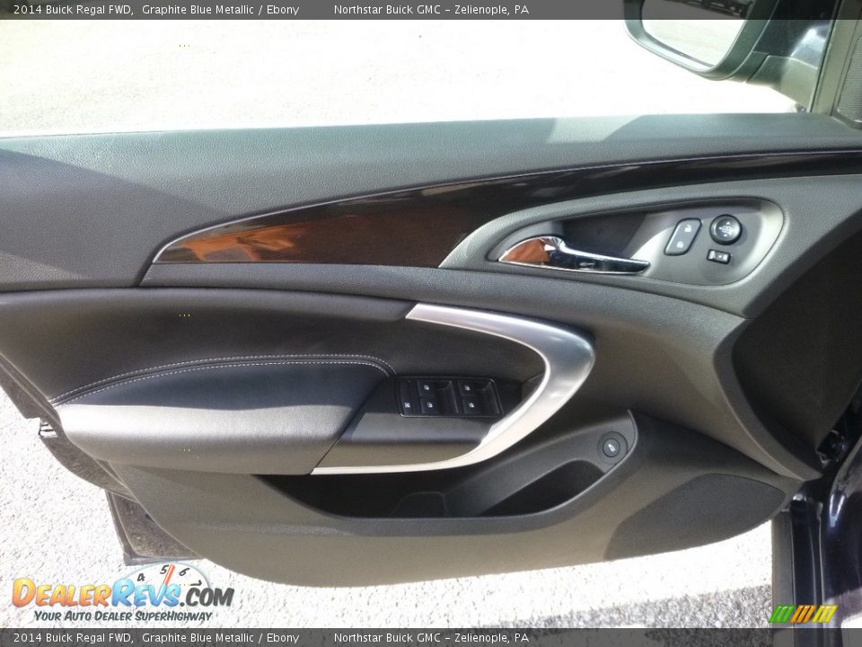 2014 Buick Regal FWD Graphite Blue Metallic / Ebony Photo #17