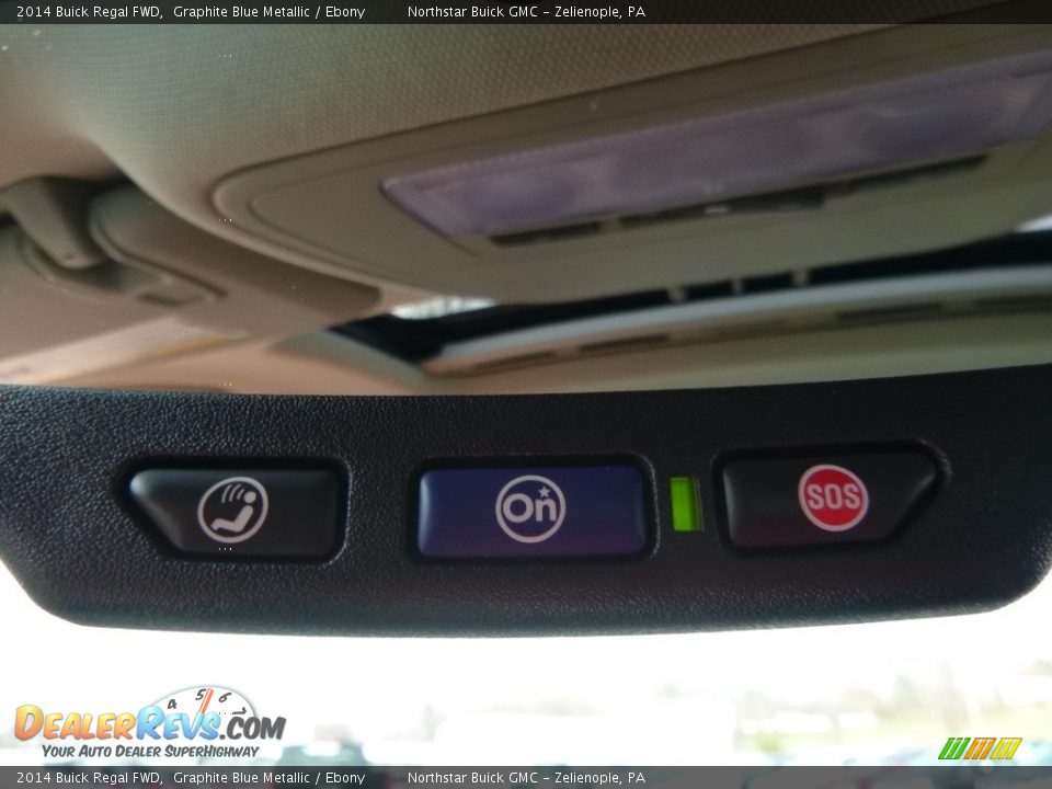 2014 Buick Regal FWD Graphite Blue Metallic / Ebony Photo #24