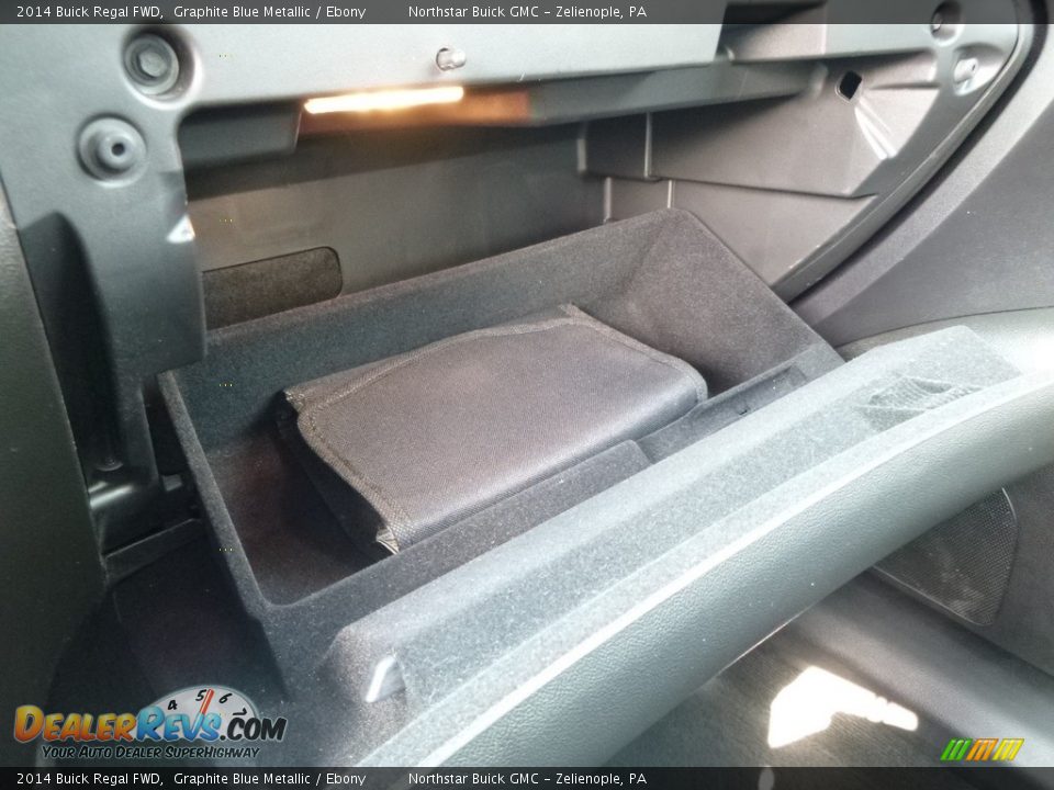 2014 Buick Regal FWD Graphite Blue Metallic / Ebony Photo #27