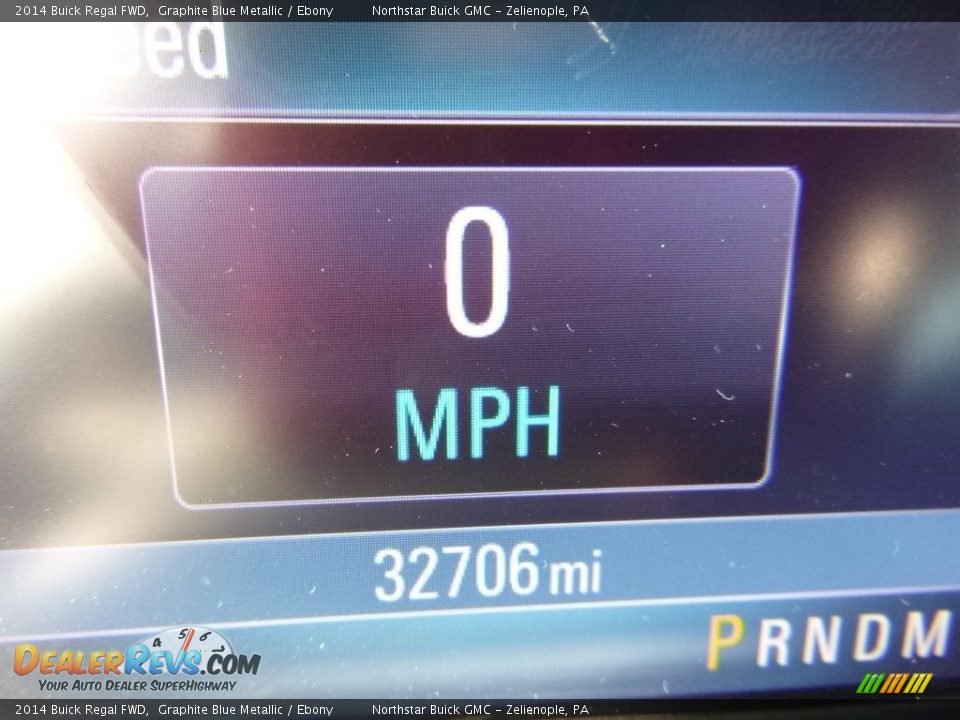 2014 Buick Regal FWD Graphite Blue Metallic / Ebony Photo #30
