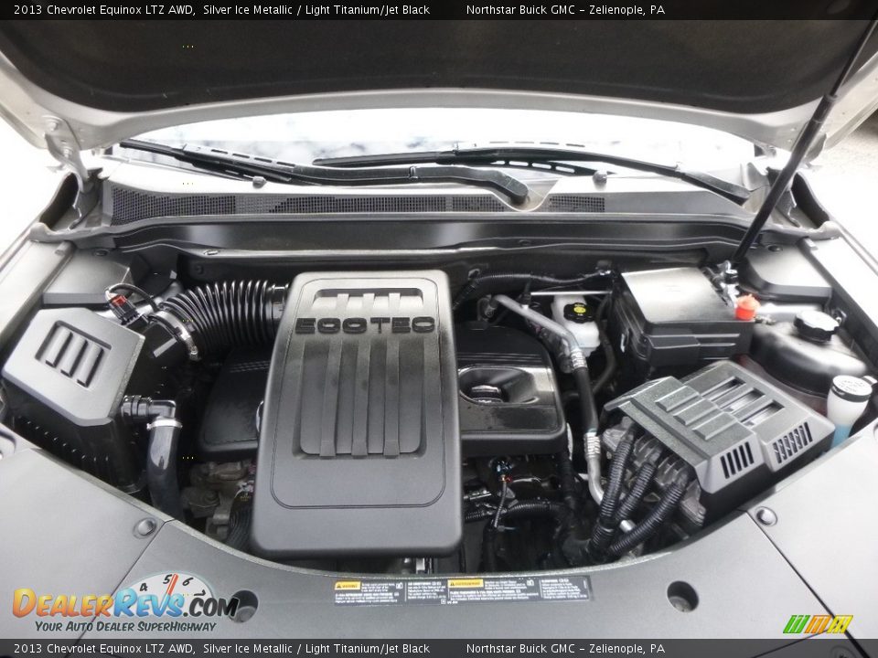 2013 Chevrolet Equinox LTZ AWD Silver Ice Metallic / Light Titanium/Jet Black Photo #3