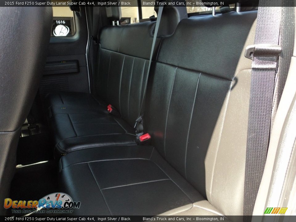 2015 Ford F250 Super Duty Lariat Super Cab 4x4 Ingot Silver / Black Photo #9