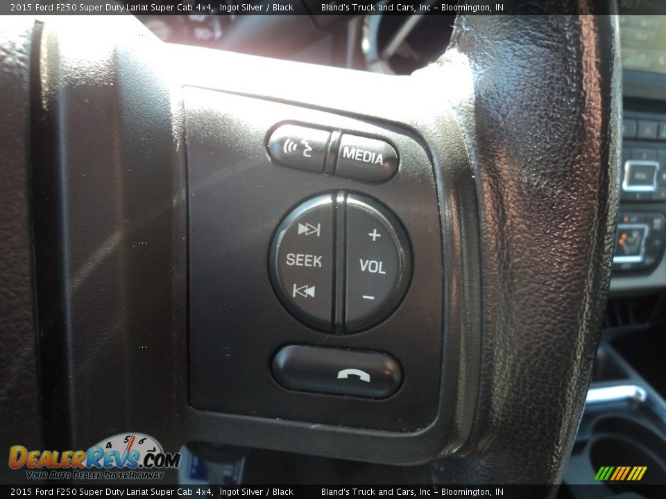 2015 Ford F250 Super Duty Lariat Super Cab 4x4 Ingot Silver / Black Photo #18