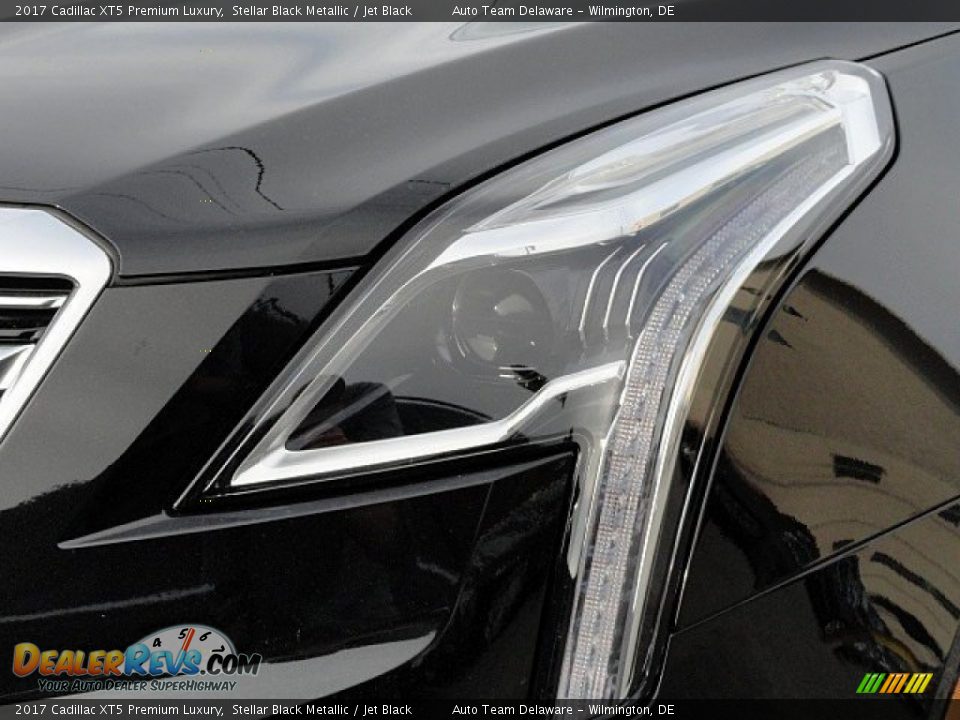 2017 Cadillac XT5 Premium Luxury Stellar Black Metallic / Jet Black Photo #9
