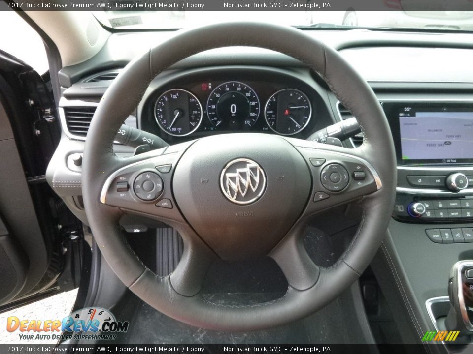 2017 Buick LaCrosse Premium AWD Steering Wheel Photo #16