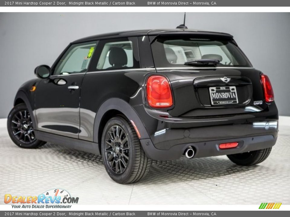 2017 Mini Hardtop Cooper 2 Door Midnight Black Metallic / Carbon Black Photo #3