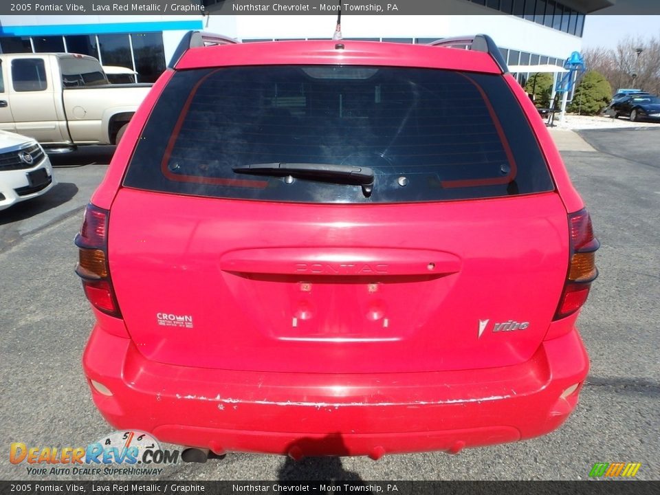 2005 Pontiac Vibe Lava Red Metallic / Graphite Photo #3