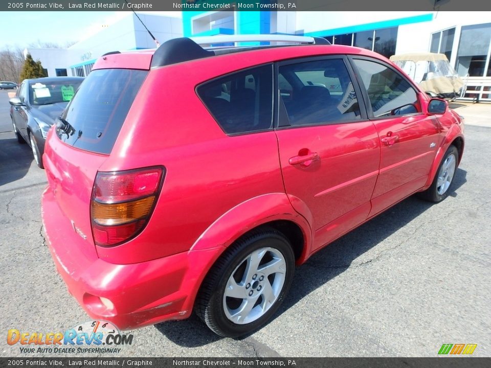 2005 Pontiac Vibe Lava Red Metallic / Graphite Photo #4