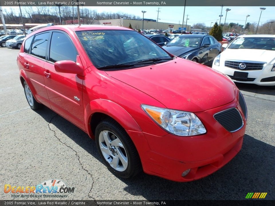 2005 Pontiac Vibe Lava Red Metallic / Graphite Photo #5