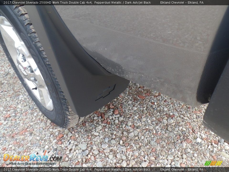 2017 Chevrolet Silverado 2500HD Work Truck Double Cab 4x4 Pepperdust Metallic / Dark Ash/Jet Black Photo #10