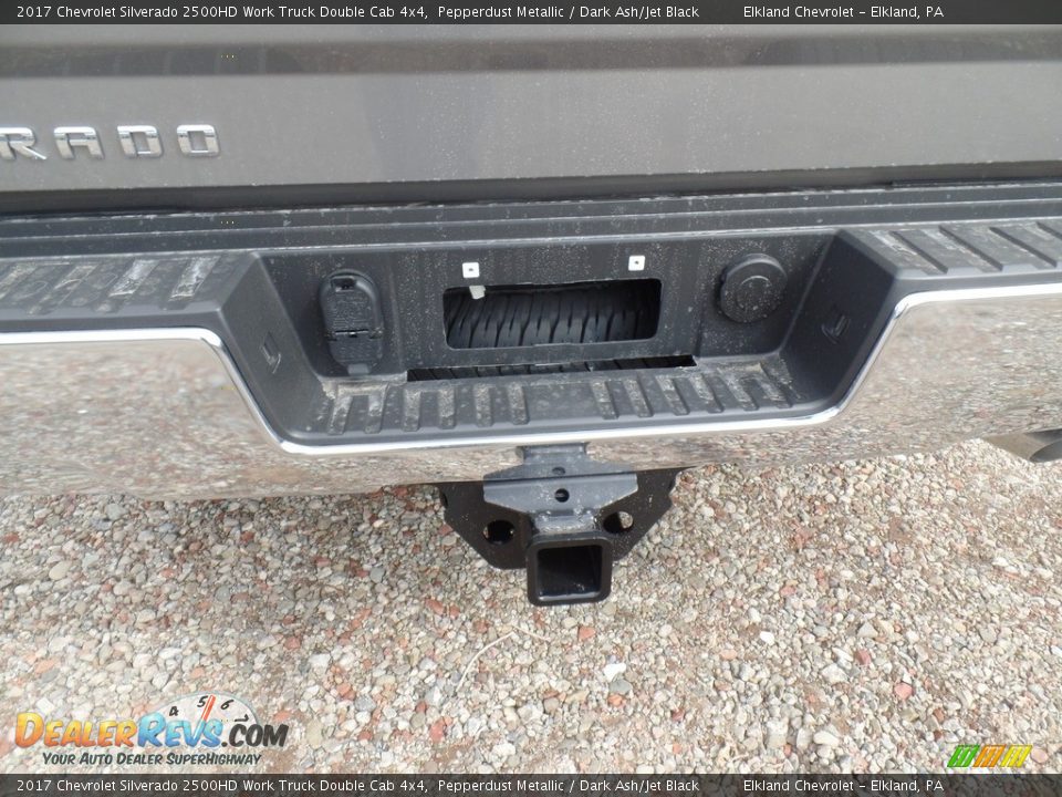 2017 Chevrolet Silverado 2500HD Work Truck Double Cab 4x4 Pepperdust Metallic / Dark Ash/Jet Black Photo #11