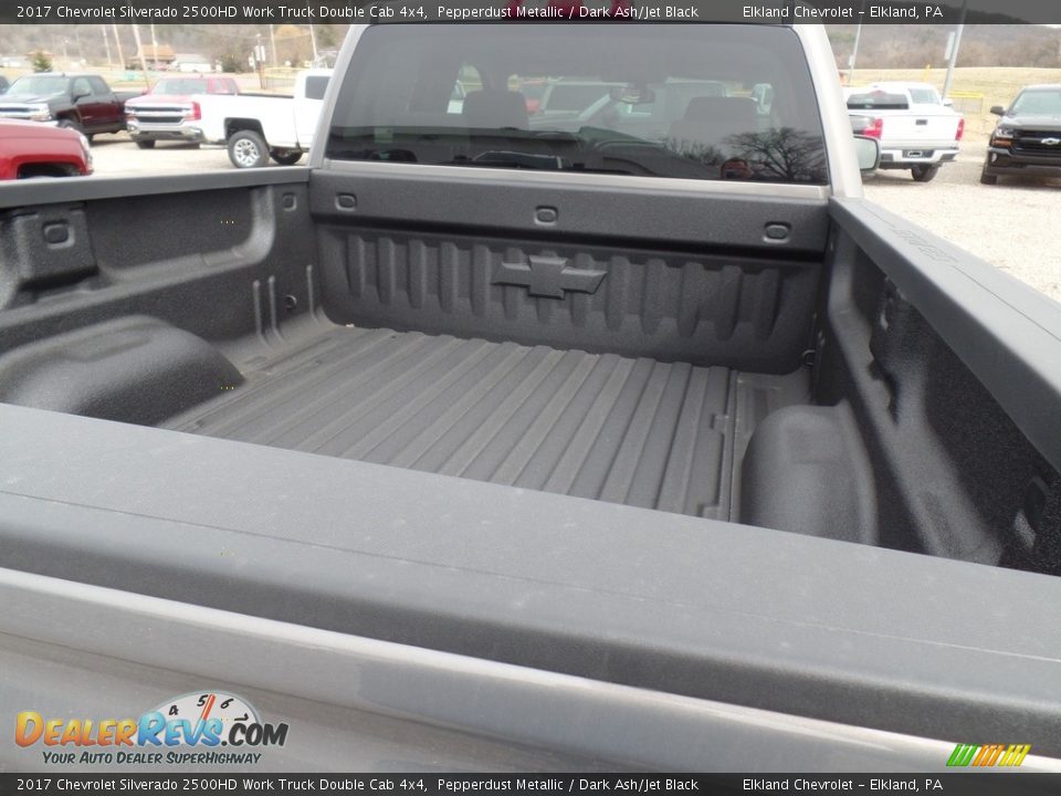2017 Chevrolet Silverado 2500HD Work Truck Double Cab 4x4 Pepperdust Metallic / Dark Ash/Jet Black Photo #12
