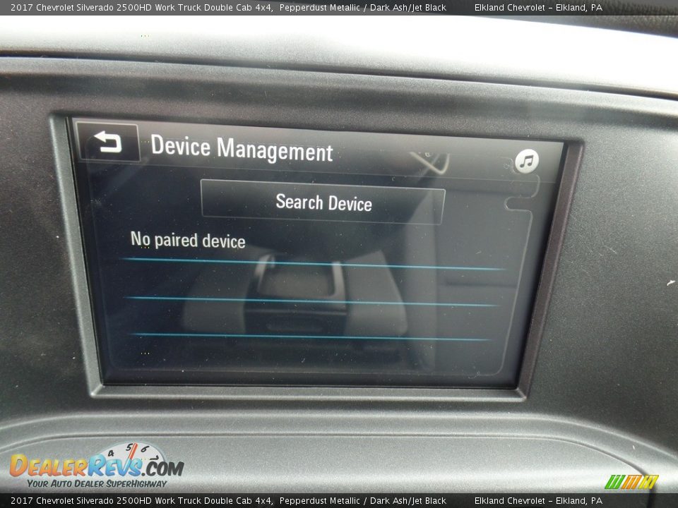 2017 Chevrolet Silverado 2500HD Work Truck Double Cab 4x4 Pepperdust Metallic / Dark Ash/Jet Black Photo #30