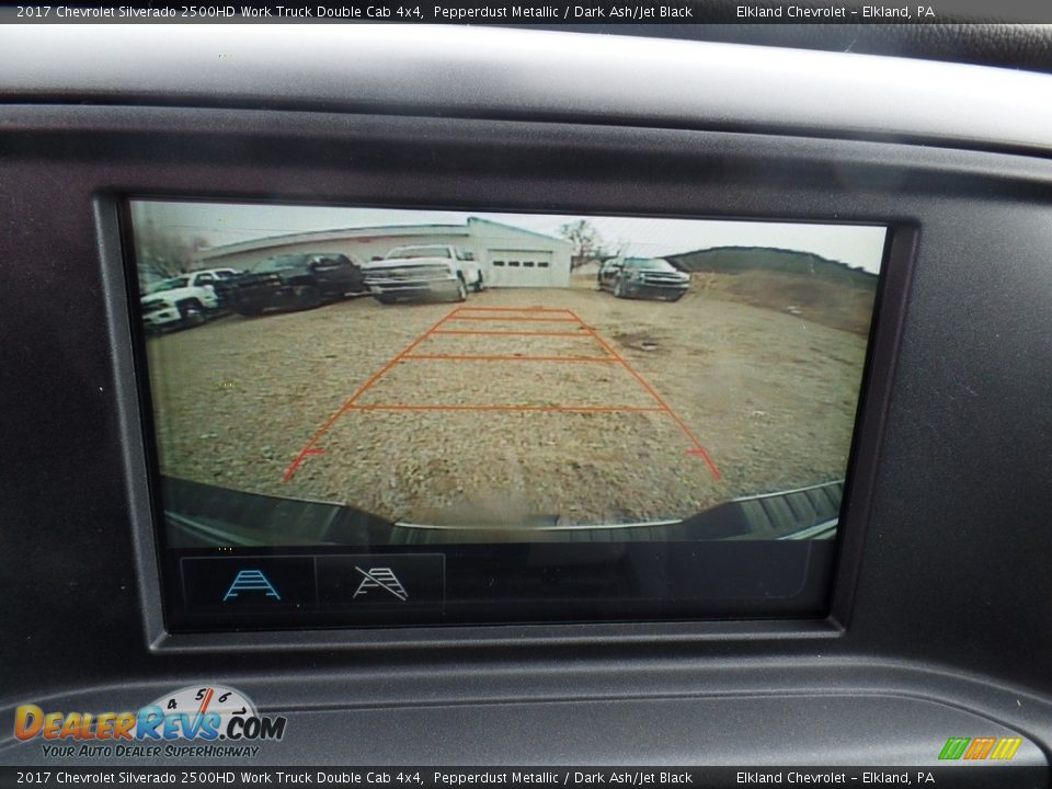 2017 Chevrolet Silverado 2500HD Work Truck Double Cab 4x4 Pepperdust Metallic / Dark Ash/Jet Black Photo #31
