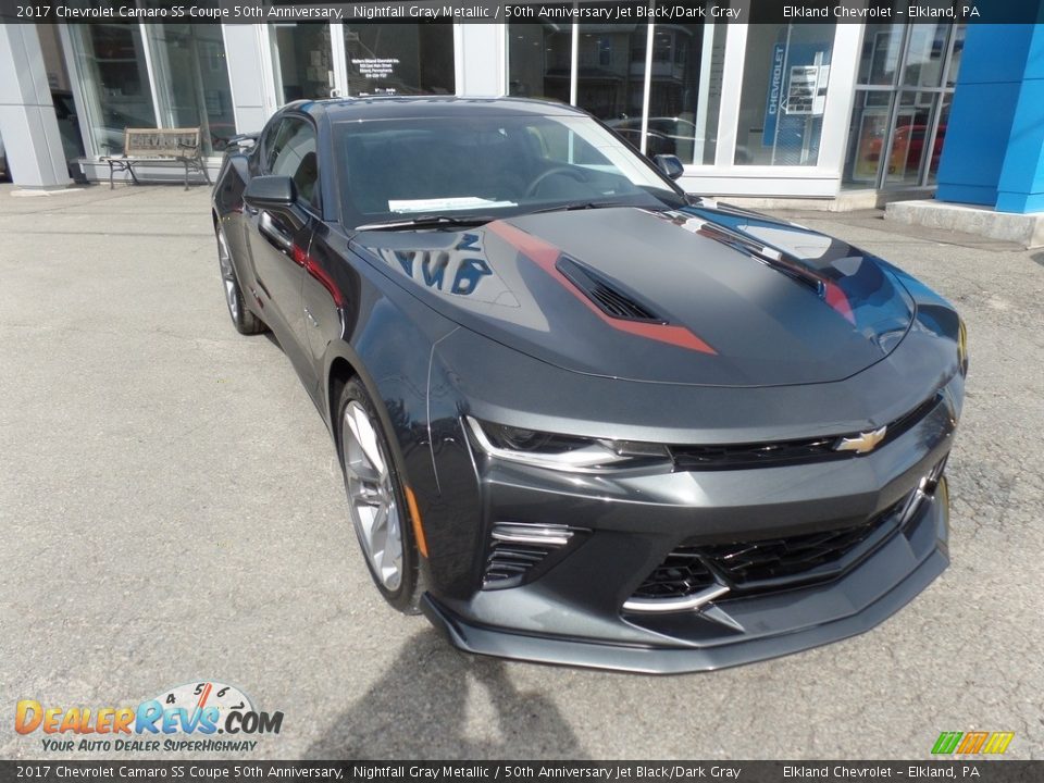 2017 Chevrolet Camaro SS Coupe 50th Anniversary Nightfall Gray Metallic / 50th Anniversary Jet Black/Dark Gray Photo #2