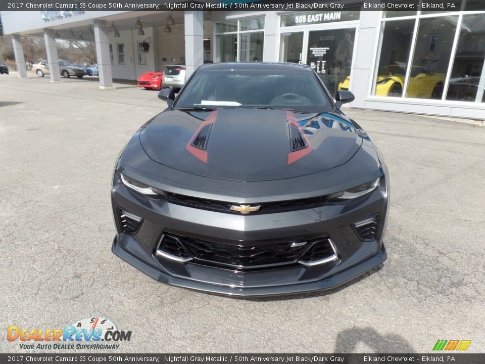 2017 Chevrolet Camaro SS Coupe 50th Anniversary Nightfall Gray Metallic / 50th Anniversary Jet Black/Dark Gray Photo #3
