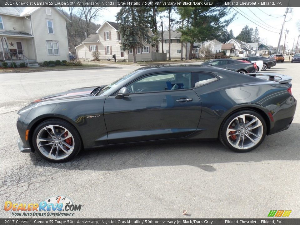 2017 Chevrolet Camaro SS Coupe 50th Anniversary Nightfall Gray Metallic / 50th Anniversary Jet Black/Dark Gray Photo #4