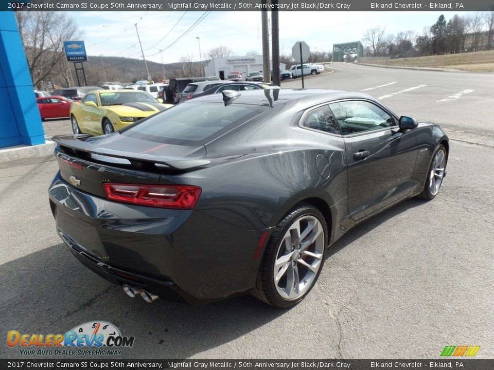 2017 Chevrolet Camaro SS Coupe 50th Anniversary Nightfall Gray Metallic / 50th Anniversary Jet Black/Dark Gray Photo #7