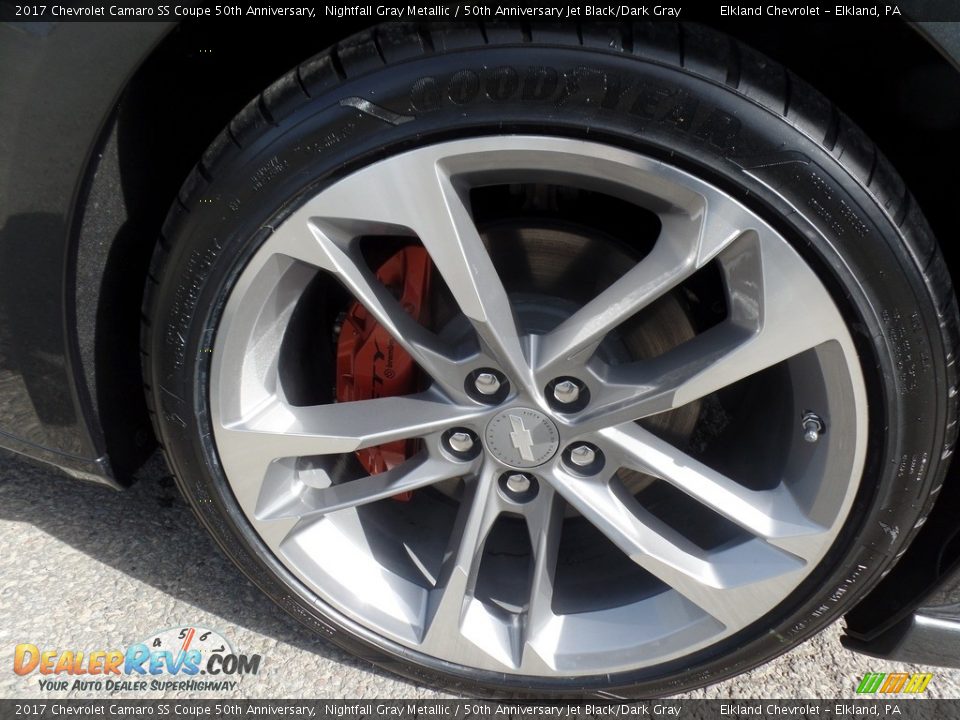 2017 Chevrolet Camaro SS Coupe 50th Anniversary Nightfall Gray Metallic / 50th Anniversary Jet Black/Dark Gray Photo #9