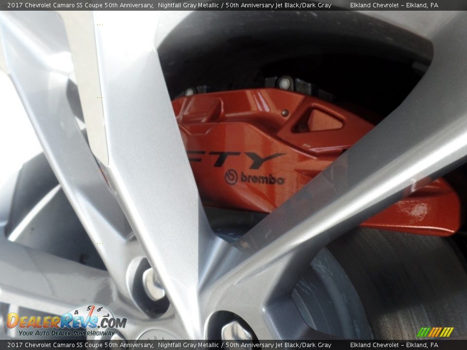 2017 Chevrolet Camaro SS Coupe 50th Anniversary Nightfall Gray Metallic / 50th Anniversary Jet Black/Dark Gray Photo #10
