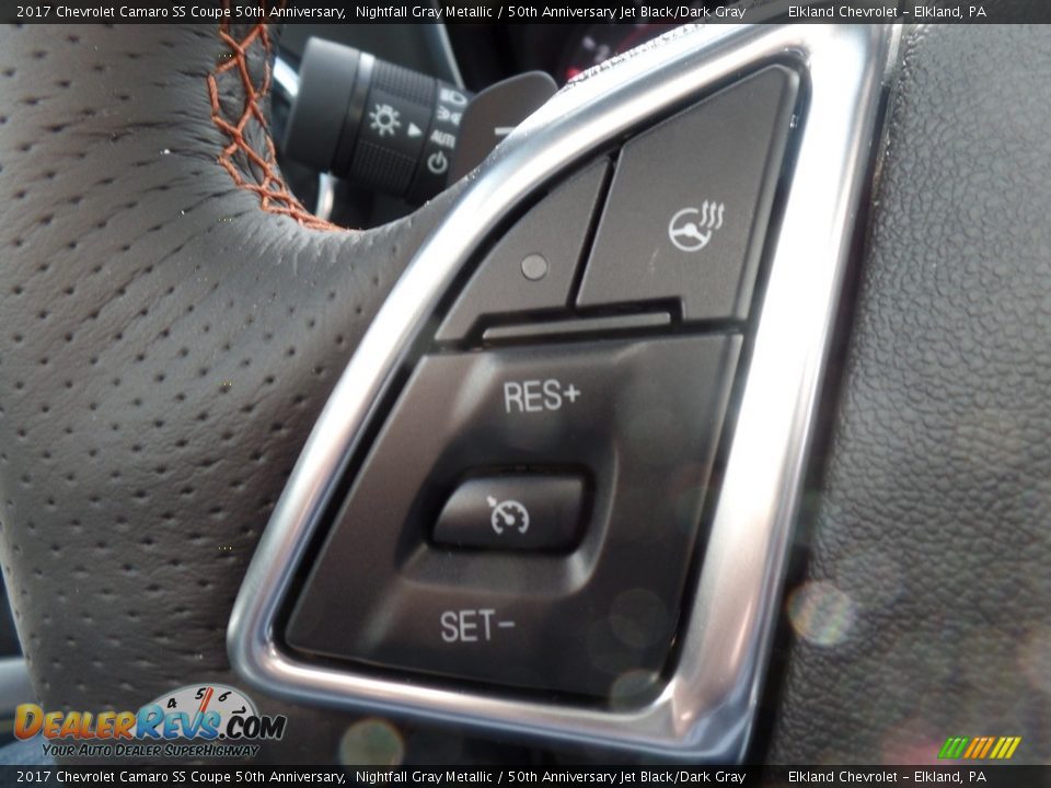 2017 Chevrolet Camaro SS Coupe 50th Anniversary Nightfall Gray Metallic / 50th Anniversary Jet Black/Dark Gray Photo #22