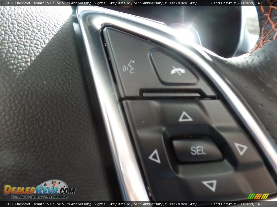 2017 Chevrolet Camaro SS Coupe 50th Anniversary Nightfall Gray Metallic / 50th Anniversary Jet Black/Dark Gray Photo #23