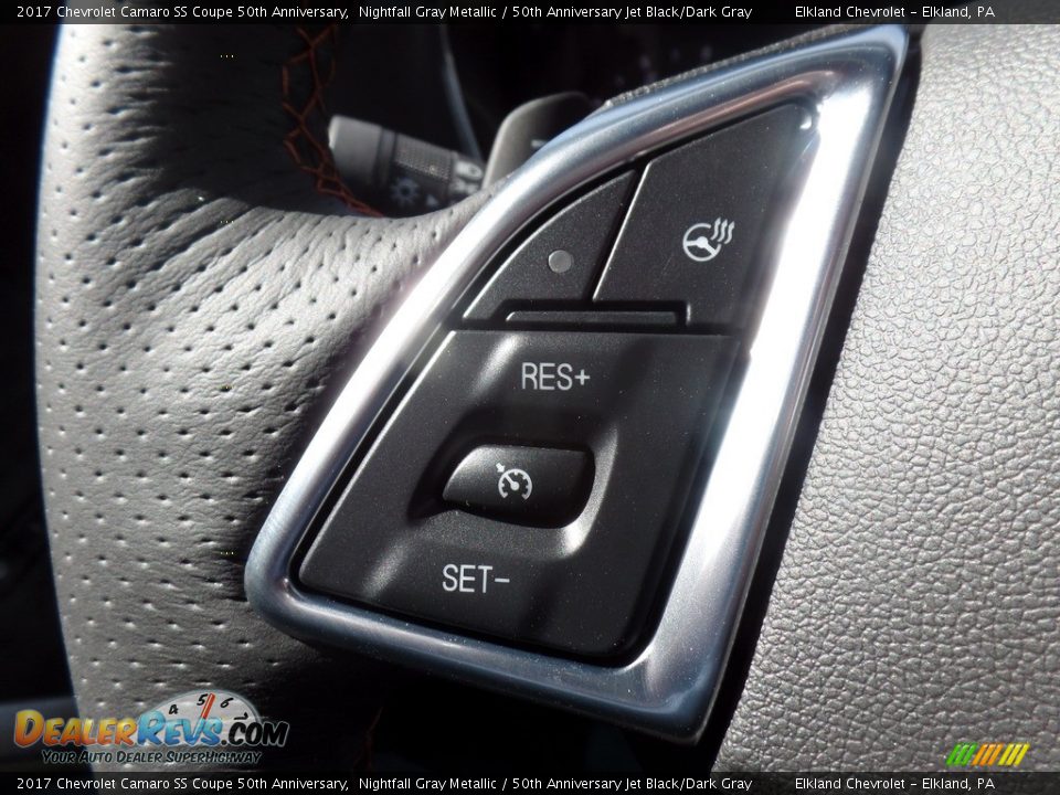 2017 Chevrolet Camaro SS Coupe 50th Anniversary Nightfall Gray Metallic / 50th Anniversary Jet Black/Dark Gray Photo #26