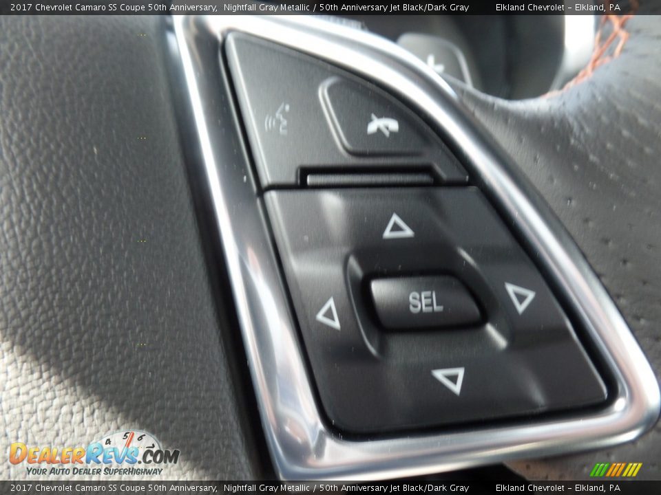 2017 Chevrolet Camaro SS Coupe 50th Anniversary Nightfall Gray Metallic / 50th Anniversary Jet Black/Dark Gray Photo #27