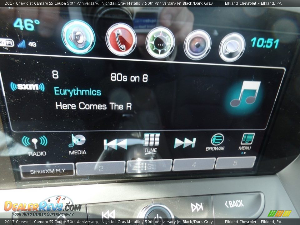 2017 Chevrolet Camaro SS Coupe 50th Anniversary Nightfall Gray Metallic / 50th Anniversary Jet Black/Dark Gray Photo #30
