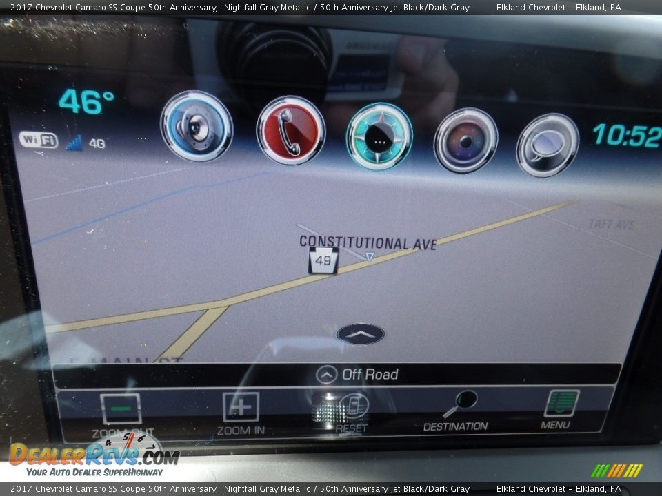 2017 Chevrolet Camaro SS Coupe 50th Anniversary Nightfall Gray Metallic / 50th Anniversary Jet Black/Dark Gray Photo #31