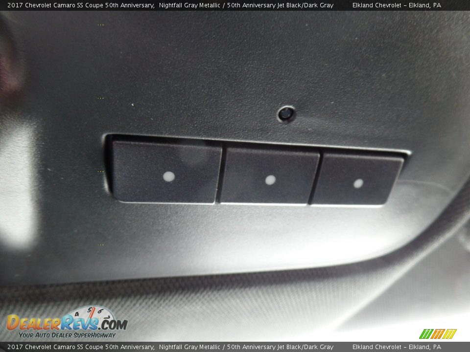 2017 Chevrolet Camaro SS Coupe 50th Anniversary Nightfall Gray Metallic / 50th Anniversary Jet Black/Dark Gray Photo #34