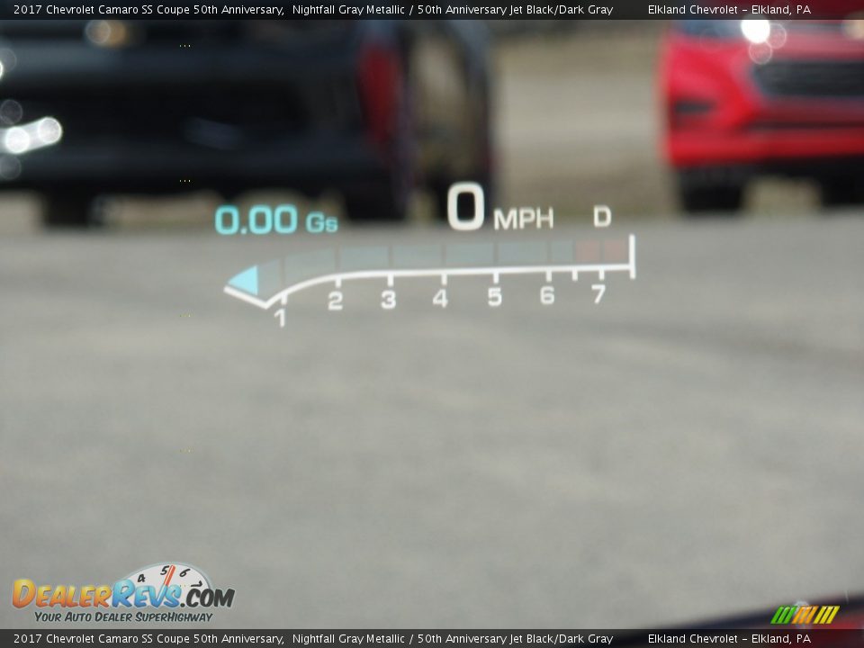 2017 Chevrolet Camaro SS Coupe 50th Anniversary Nightfall Gray Metallic / 50th Anniversary Jet Black/Dark Gray Photo #35