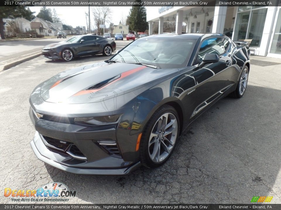 2017 Chevrolet Camaro SS Convertible 50th Anniversary Nightfall Gray Metallic / 50th Anniversary Jet Black/Dark Gray Photo #1