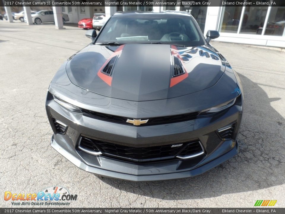 2017 Chevrolet Camaro SS Convertible 50th Anniversary Nightfall Gray Metallic / 50th Anniversary Jet Black/Dark Gray Photo #3