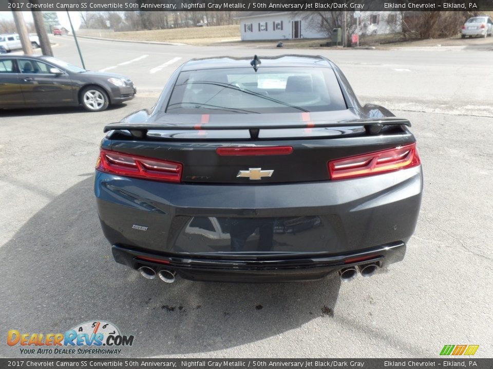 2017 Chevrolet Camaro SS Convertible 50th Anniversary Nightfall Gray Metallic / 50th Anniversary Jet Black/Dark Gray Photo #6