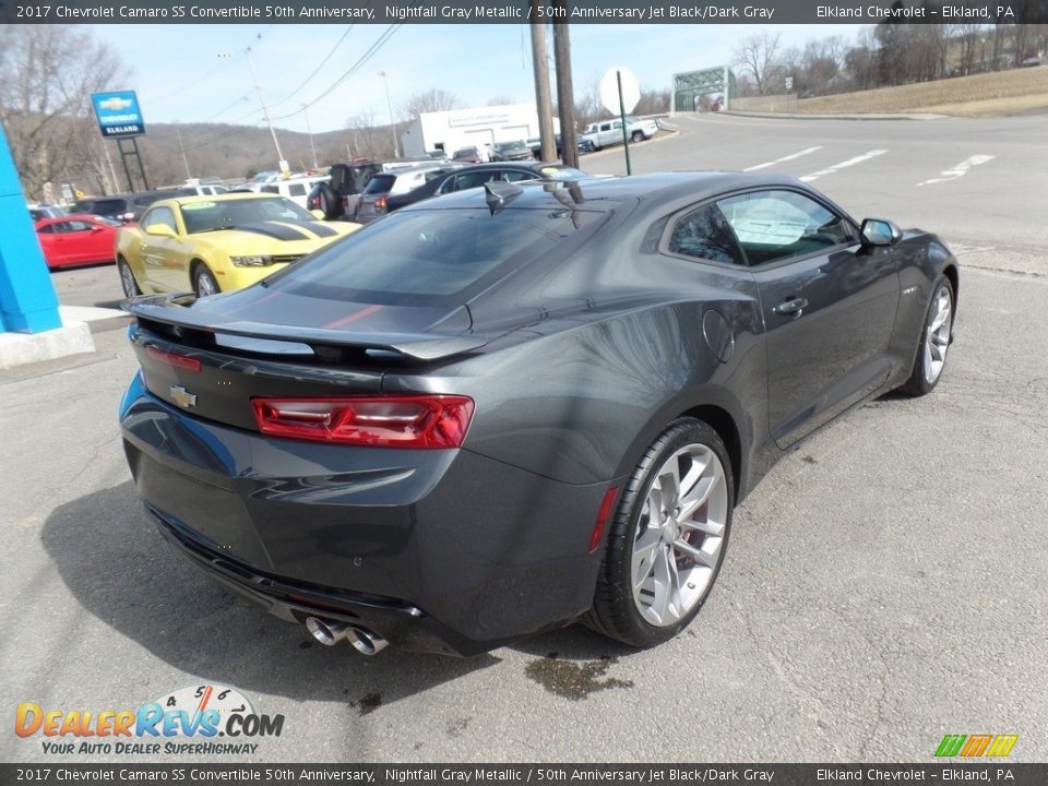 2017 Chevrolet Camaro SS Convertible 50th Anniversary Nightfall Gray Metallic / 50th Anniversary Jet Black/Dark Gray Photo #7