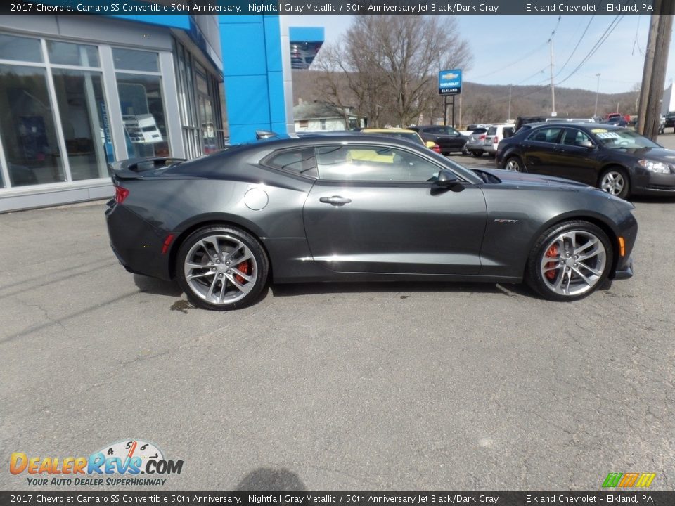 2017 Chevrolet Camaro SS Convertible 50th Anniversary Nightfall Gray Metallic / 50th Anniversary Jet Black/Dark Gray Photo #8
