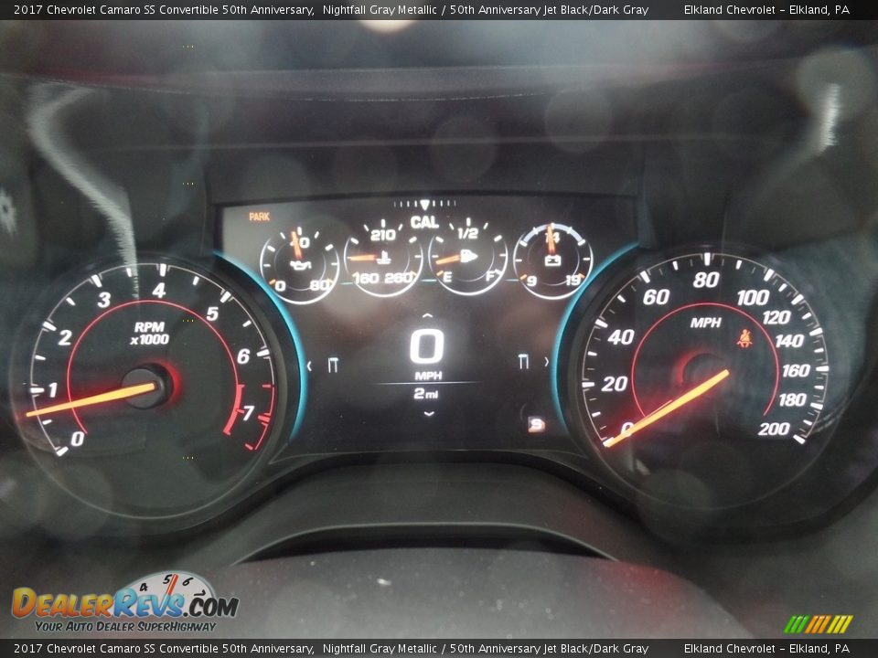 2017 Chevrolet Camaro SS Convertible 50th Anniversary Gauges Photo #20