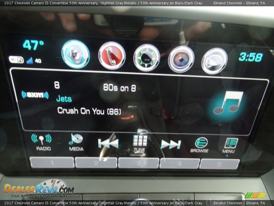 2017 Chevrolet Camaro SS Convertible 50th Anniversary Nightfall Gray Metallic / 50th Anniversary Jet Black/Dark Gray Photo #24