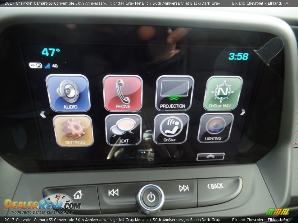 2017 Chevrolet Camaro SS Convertible 50th Anniversary Nightfall Gray Metallic / 50th Anniversary Jet Black/Dark Gray Photo #25