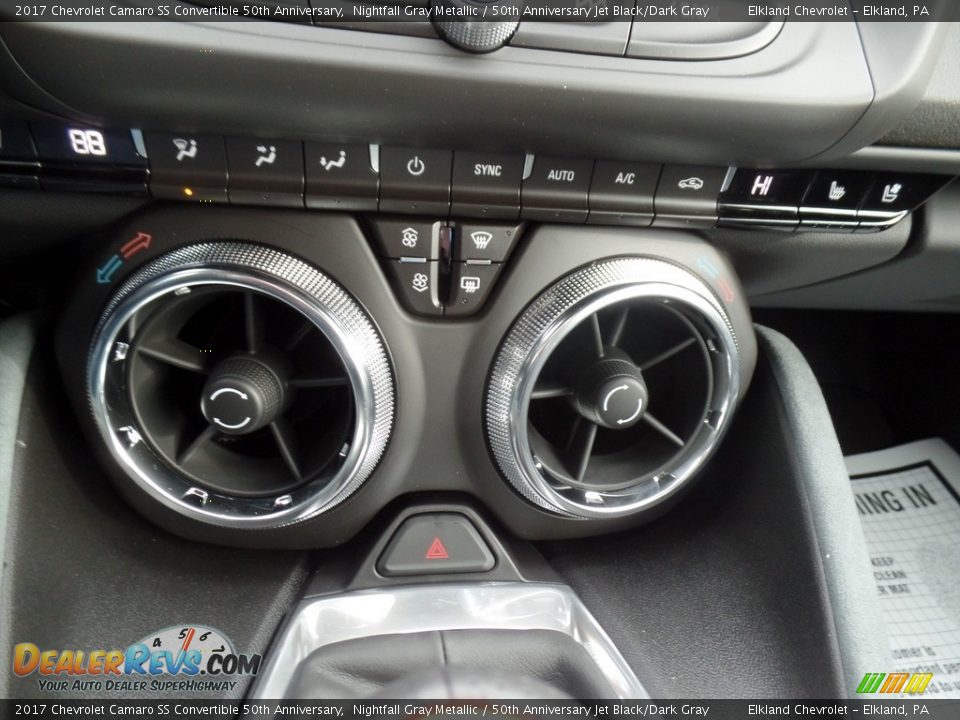 Controls of 2017 Chevrolet Camaro SS Convertible 50th Anniversary Photo #28