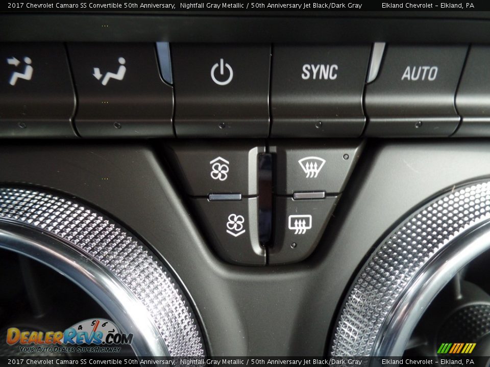 2017 Chevrolet Camaro SS Convertible 50th Anniversary Nightfall Gray Metallic / 50th Anniversary Jet Black/Dark Gray Photo #33